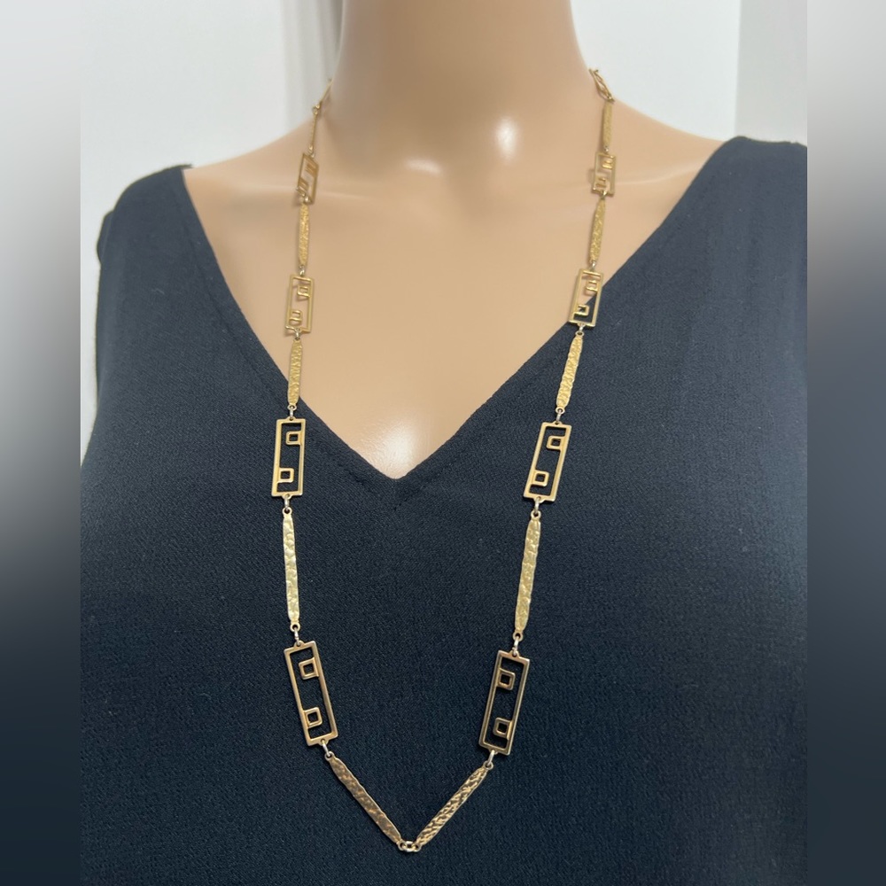 Vintage Park Lane Chain Link Detail Necklace